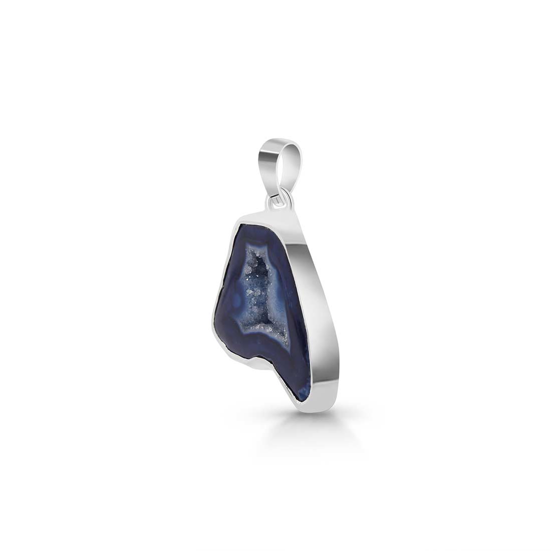 Blue Agate Pendant-(ABU-P-24.)